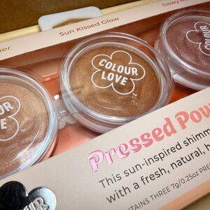 Colour Love - Pressed Powder Trio - Highlighter - New in Box In Stock